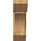 Ekena Millwork Thorton Slat Rough Sawn Bracket w/ Offset Brace, Western Red Cedar, 8"W x 20"D x 24"H BKT0806X20X24THR06RWR - alternate 3